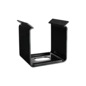 Montageklammer für LED Profil 308SCHWARZ – stabile und einfache Halterung für LED-Streifen und Aluminiumprofile, 20 mm Breite, robuste Befestigung für Decken- und Wandmontage