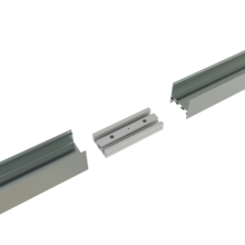 Verbinder 180° Silber für LED Profil XL304Silber