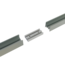Verbinder für LED-Profile – LED gigant Verbinder 180° Silber für LED Profil XL304Silber incl 2 madenschrauben M5 x 4