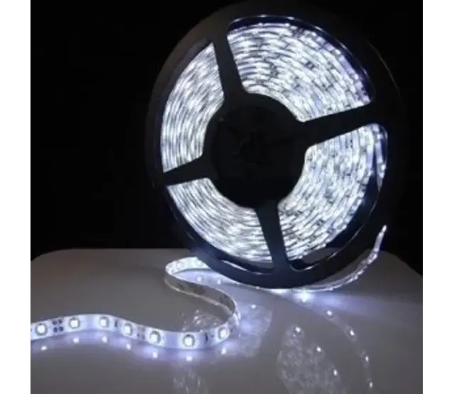 LED Streifen 24 Volt 6000K Kaltweiß 6W 630lm/m 60 LEDs/m IP65 50M Rolle – Hochwertige Beleuchtung für Innen- und Außenbereich LED Streifen 24 Volt 6000K Kaltweiß 6W 630lm/m 60 LEDs/m IP65 50M Rolle – Hochwertige Beleuchtung für Innen- und Außenbereich