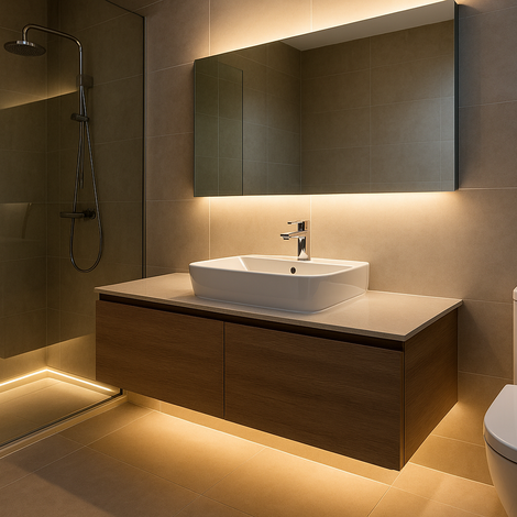 LED Streifen Badezimmer