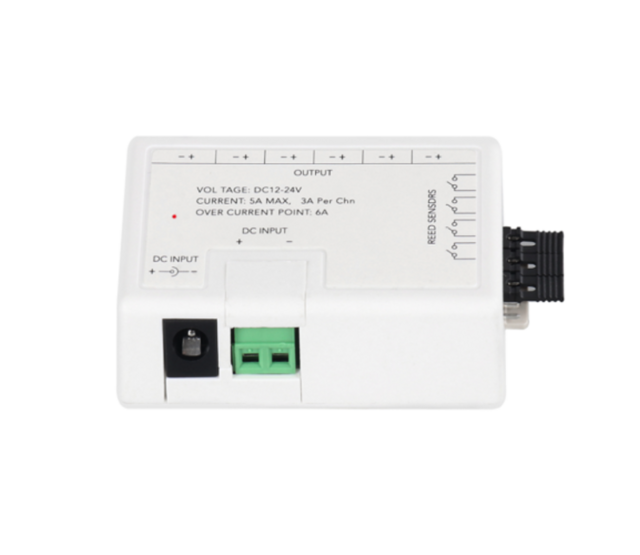 Magnetischer Schrank-Controller SMC002 für LED-Streifen mit 10×30 mm Einbausensor, kabellos, automatische Lichtsteuerung