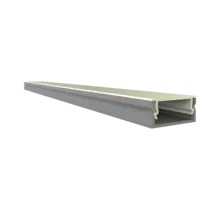 LED-Einbauprofil mit Abdeckung 17,15 mm x 7,40 mm - 04ALU | Aluminium LED-Streifenprofil für Innenbeleuchtung | Präzise Maße in mm | Hochwertige LED-Installation