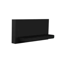 04SCHWARZ Endkappe ohne Kabeldurchführung für LED Streifen, 10 mm breit, schwarz, passend für Aluminiumprofile, staub- und spritzwassergeschützt, einfache Montage, ideal für LED-Beleuchtungssysteme