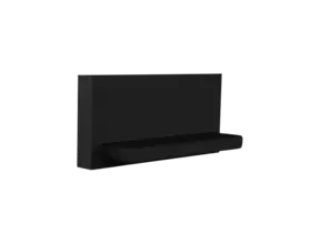 04SCHWARZ Endkappe ohne Kabeldurchführung für LED Streifen