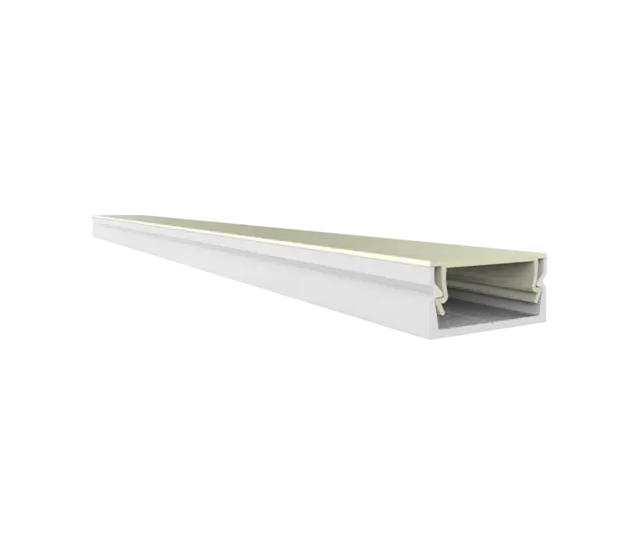 LED-Einbauprofil 04WEISS mit Klickabdeckung