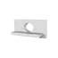 Endkappe für LED-Profil – Luksus 04WEISS Endkappe mit Kabeldurchführung für LED-Streifen – Präzise Montage, IP20, 10 mm Breite, 5 mm Höhe, ideal für LED-Profile, Aluminium, einfache Installation, technisch optimiert