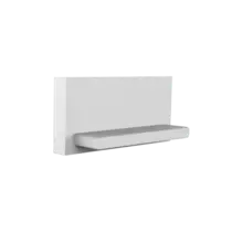 04WEISS Endkappe ohne Kabeldurchführung für LED-Streifen, Aluminiumprofil, 20 mm Breite, 10 mm Höhe, passend für LED-Beleuchtungssysteme, staub- und spritzwassergeschützt, einfache Montage