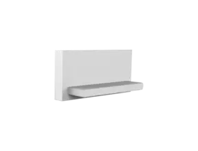 04WEISS Endkappe ohne Kabeldurchführung für LED Streifen Aluminiumprofil