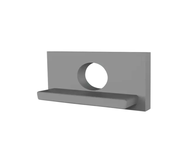04ALU Endkappe mit Kabeldurchführung – präzise Aluminium-Abschlusskappe für LED-Streifen Profile 4-5 mm, robuste Kunststoffausführung