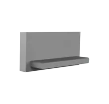 04ALU Endkappe ohne Kabeldurchführung für LED-Streifen – Präzise Aluminium-Abschlusskappe, passend für 4-5 mm breite LED-Bänder, staub- und spritzwassergeschützt, ideal für Innen- und Außenbeleuchtung