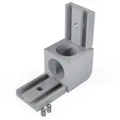 Inneneckverbinder 90° Silber für LED Profil 318alu
