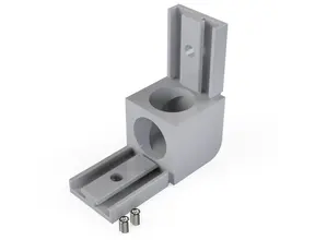 Inneneckverbinder 90° Silber für LED Profil 318alu