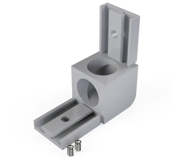 Inneneckverbinder 90° Silber für LED Profil 318alu