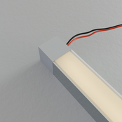 Endkappe Öffnung rechts Silber für LED Profil XL306Silber Endkappe Öffnung rechts Silber für LED Profil XL306Silber