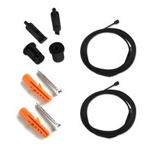 Kabel-Aufhängesystem für LED-Profile 318ALU, 318Weiss, 318Schwarz,XL304ALU, XL306ALU, XL340ALU, XL08SCHWARZ - Schwarz