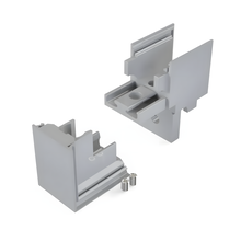 Ausseneckverbinder 90° Silber für LED Profil 318alu