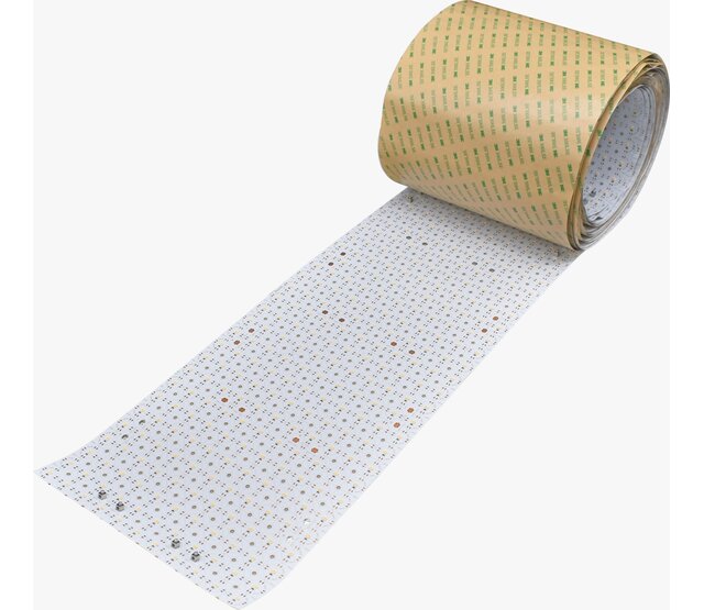 Flexibles LED-Sheet 25 x 100 cm extra warmweiß 2700K – 48 W, 4300 lm, CRI 90, 506 LED, dimmbar, koppelbar bis 10 m, 24 V, IP20