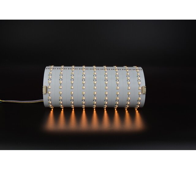 Flexibles LED-Sheet RGBCCT 24,5 x 49 cm – Farbe plus Weiß 3000-6500K, 640 LED, 5500 lm, im Raster kürzbar, 24 V, IP20