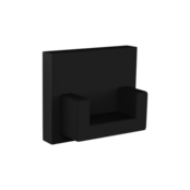 Slim308 Endkappe Schwarz ohne Kabelausgang