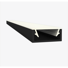 LED Alu-Profil Schwarz 3m 15mm x 6,69mm mit Abdeckung für LED Streifen - 301SCHWARZ 3m