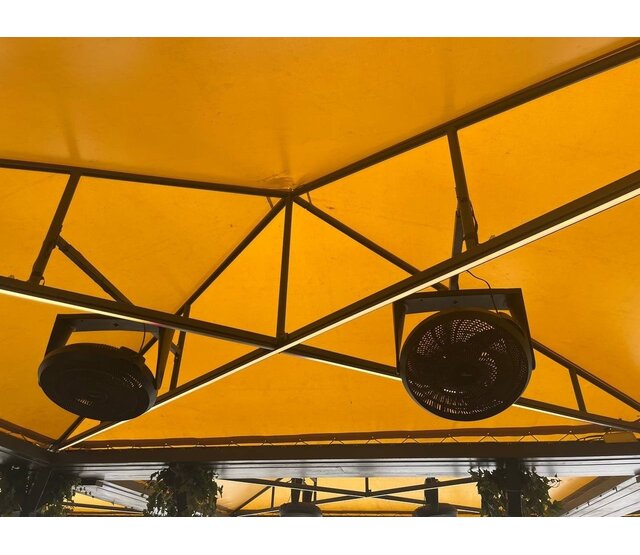 LED Aluminium Profil 3m Schwarz 15x15,69mm mit opaler Klick-Abdeckung für LED Streifen - 302SCHWARZ