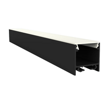 LED Aluminium Profil 3m Schwarz 15x15,69mm mit opaler Klick-Abdeckung für LED Streifen - 302SCHWARZ