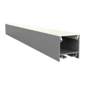 20 mm x 20 mm LED-Aluminiumprofil 3m mit Diffusorabdeckung für LED-Streifen – 318ALU, hochwertiges Montagesystem für indirekte Beleuchtung, präzise Maße nach DIN-Norm