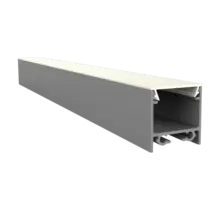 20 mm x 20 mm LED-Aluminiumprofil 3m mit Diffusorabdeckung für LED-Streifen – 318ALU, hochwertiges Montagesystem für indirekte Beleuchtung, präzise Maße nach DIN-Norm