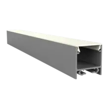 LED Aufbauprofil 3m mit Abdeckung 20x20 mm – Aluminium LED Profil 318ALU