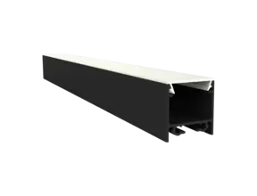 LED Aufbauprofil 3m Schwarz mit Abdeckung 20x20 mm – Aluminium LED Profil 318SCHWARZ