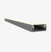 8,84 mm x 20 mm LED-Aluminiumprofil 3m mit opaler Klick-Abdeckung für LED-Streifen – 304ALU, hochwertiges Montagesystem zur indirekten Beleuchtung, präzise Maße nach DIN-Norm