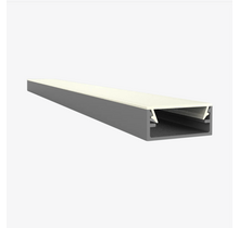 8,84 mm x 20 mm LED-Aluminiumprofil 3m mit Diffusorabdeckung für LED-Streifen – 304ALU, hochwertiges Montagesystem für indirekte Beleuchtung, präzise Maße nach DIN-Norm