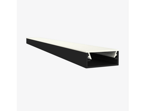 LED Aluminium Profil 3m Schwarz 8,84 x 20 mm mit Klick-Abdeckung für LED Streifen – 304SCHWARZ
