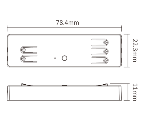 Mini 2-in-1 LED Streifen Controller - 1 Zone - PRO - MiBoxer MR2 Dimmer