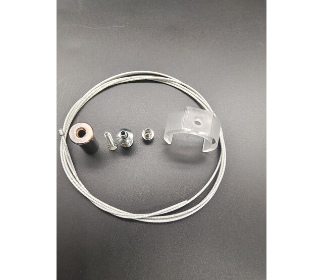 Montageklemmer mit Kabelhalterung für Deckenmontage von Neon Flex 30mm – Ideal für LED Streifen, Aluprofile & Lichtinstallation – Robuste Halterung für 30mm Durchmesser, einfache Befestigung