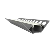 LED Fliesenprofil F2 Inneneck – 61,69 × 30,91 mm, 2 m | Für 90°-Wand-/Decken-Übergänge
