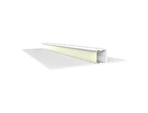 LED Trockenbauprofil Weiß 2m 80x13,80mm T4 für LED Streifen