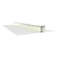 Harmony Profiles LED Trockenbauprofil Weiß 2m 80x13,80mm T4 für LED Streifen – Aluminium LED-Einbauprofil für Gipskarton, präzise Kanten, optimale Lichtstreuung, ideal für LED-Streifen, Montagezubehör inklusive