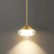 LED Pendelleuchte Phoenix –  Bronze gebürstet, Gold gebürstet, Champagne, Gun Metal und schwarz  IP20, 7W, 2700K, dimmbar