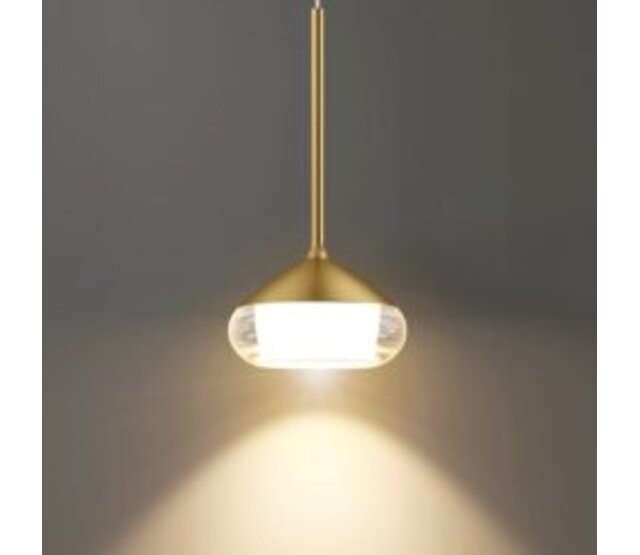 LED Pendelleuchte Phoenix –  Bronze gebürstet, Gold gebürstet, Champagne, Gun Metal und schwarz  IP20, 7W, 2700K, dimmbar