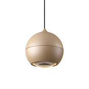 LED Pendelleuchte Miami – moderne dimmbare LED-Hängeleuchte, höhenverstellbar von 21 bis 200 cm, in Bronze gebürstet, Champagne, Warm Gold, Weiß und Schwarz