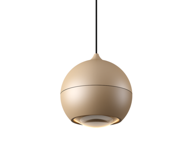 LED Pendelleuchte Miami – moderne dimmbare LED-Hängeleuchte, höhenverstellbar von 21 bis 200 cm, in Bronze gebürstet, Champagne, Warm Gold, Weiß und Schwarz