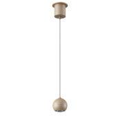 LED Pendelleuchte Miami – moderne dimmbare LED-Hängeleuchte, höhenverstellbar von 21 bis 200 cm, in Bronze gebürstet, Champagne, Warm Gold, Weiß und Schwarz