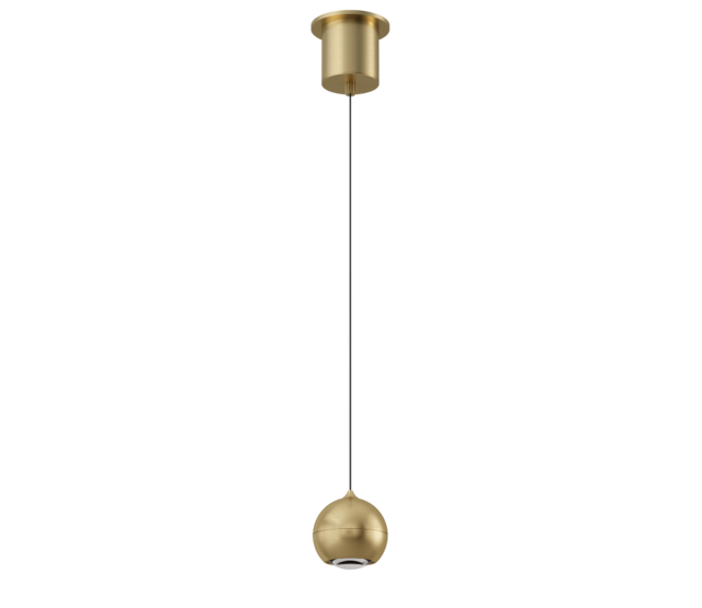 LED Pendelleuchte Miami – moderne dimmbare LED-Hängeleuchte, höhenverstellbar von 21 bis 200 cm, in Bronze gebürstet, Champagne, Warm Gold, Weiß und Schwarz