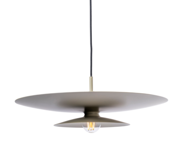 LED Pendelleuchte Linares – Moderne Aluminium-Leuchte mit E27-Fassung, dimmbar & höhenverstellbar, verfügbar in Braun, Kaki, Weiß und Schwarz