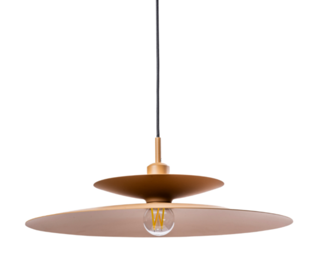 LED Pendelleuchte Linares – Moderne Aluminium-Leuchte mit E27-Fassung, dimmbar & höhenverstellbar, verfügbar in Braun, Kaki, Weiß und Schwarz