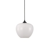 Elegante LED Pendelleuchte Windsor 29 cm aus Glas und Aluminium mit E27-Fassung – dimmbar & höhenverstellbar
