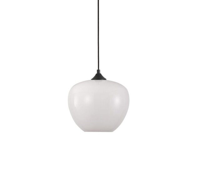 Elegante LED Pendelleuchte Windsor 29 cm aus Glas und Aluminium mit E27-Fassung – dimmbar & höhenverstellbar