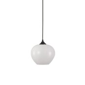 LED Pendelleuchte Windsor 24 cm – Glas, Aluminium, höhenverstellbar, E27 Fassung bis 40 W, dimmbar